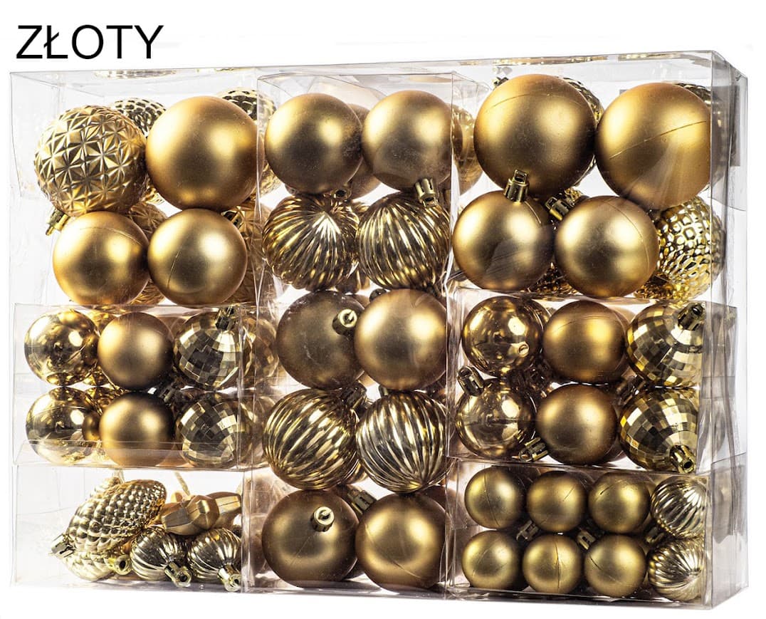 Zestaw bombek 120 szt