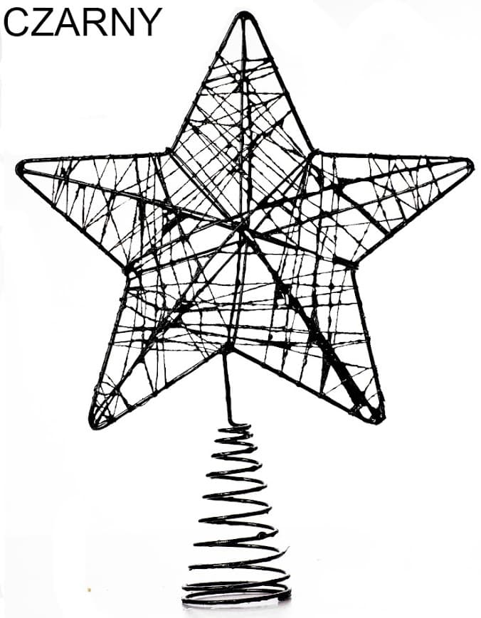 Szpic Gwiazda na Sprężynie 24 cm