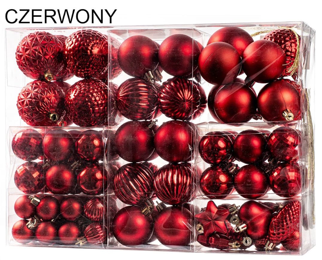 Zestaw bombek 120 szt