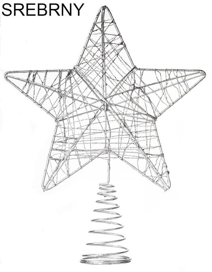 Szpic Gwiazda na Sprężynie 24 cm