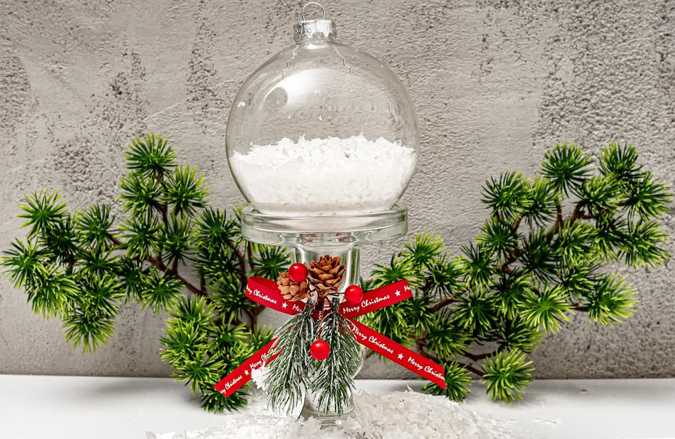 Zestaw 4 Bombek Szklanych 10 cm