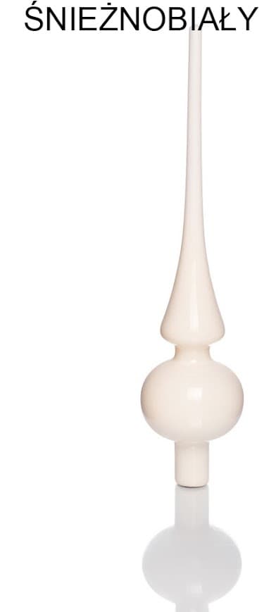 Szklany Szpic Choinkowy 26 cm