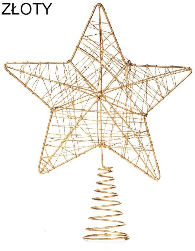 Szpic Gwiazda na Sprężynie 24 cm