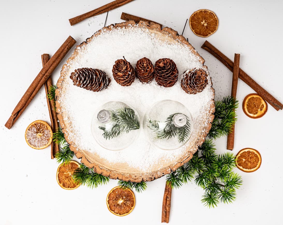 Zestaw 6 Bombek Szklanych 8 cm