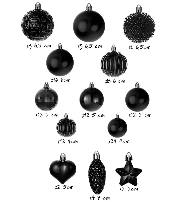 Zestaw bombek 120 szt