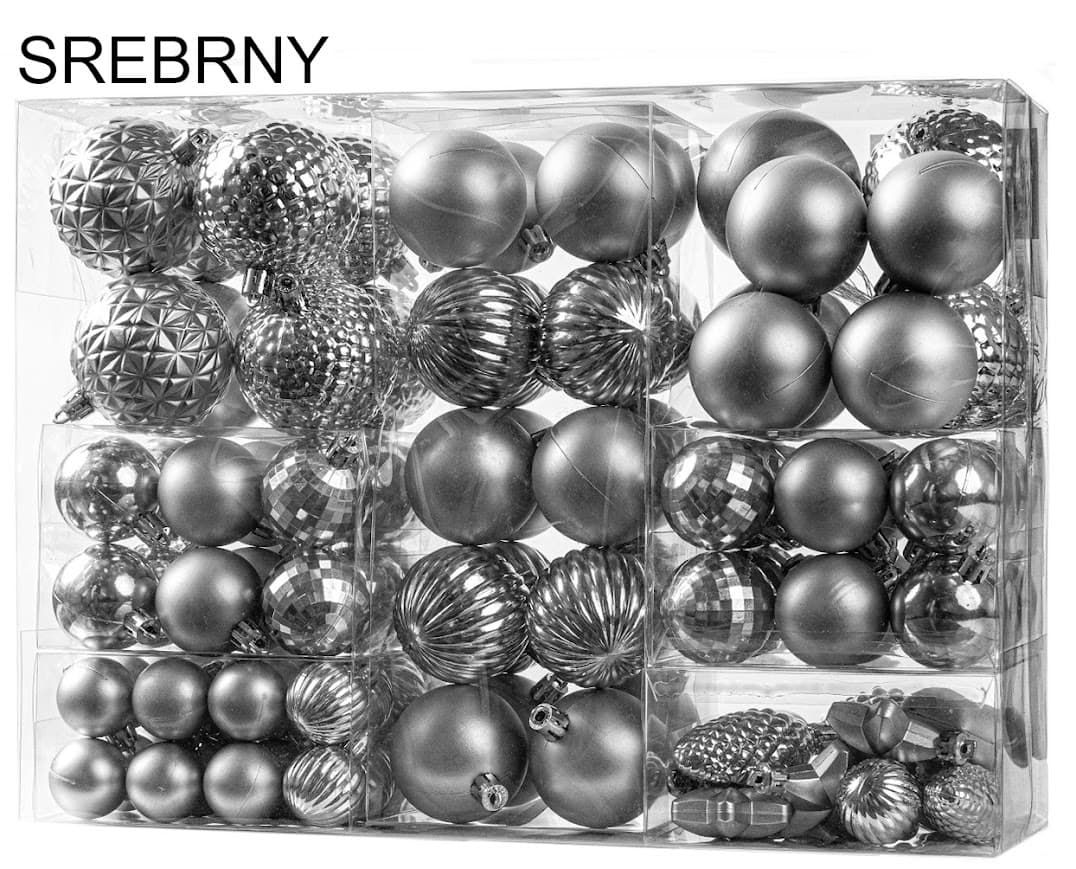 Zestaw bombek 120 szt