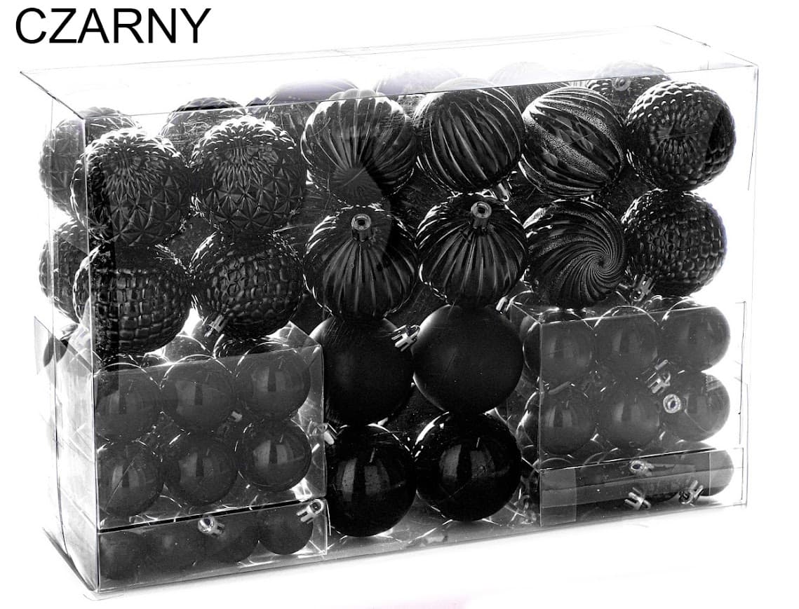 Bombki Choinkowe 100 szt Classic Mix – Nietłukące