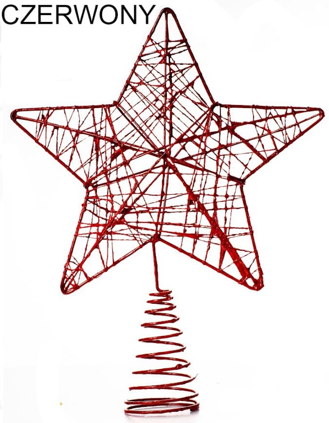 Szpic Gwiazda na Sprężynie 24 cm