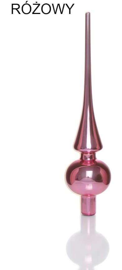 Szklany Szpic Choinkowy 26 cm