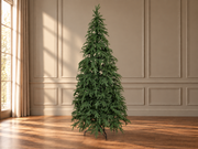 Choinka sztuczna Leśna PE04 220 cm w eleganckim wnętrzu – aranżacja